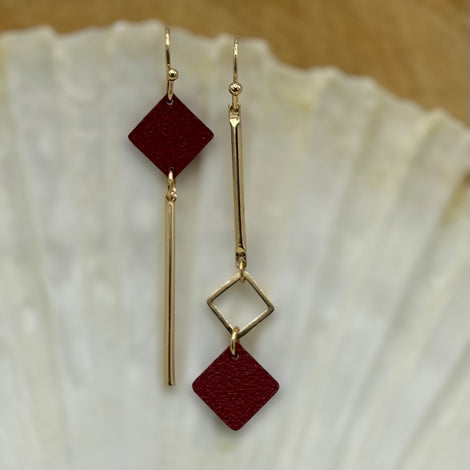 Asymmetrische oorbellen